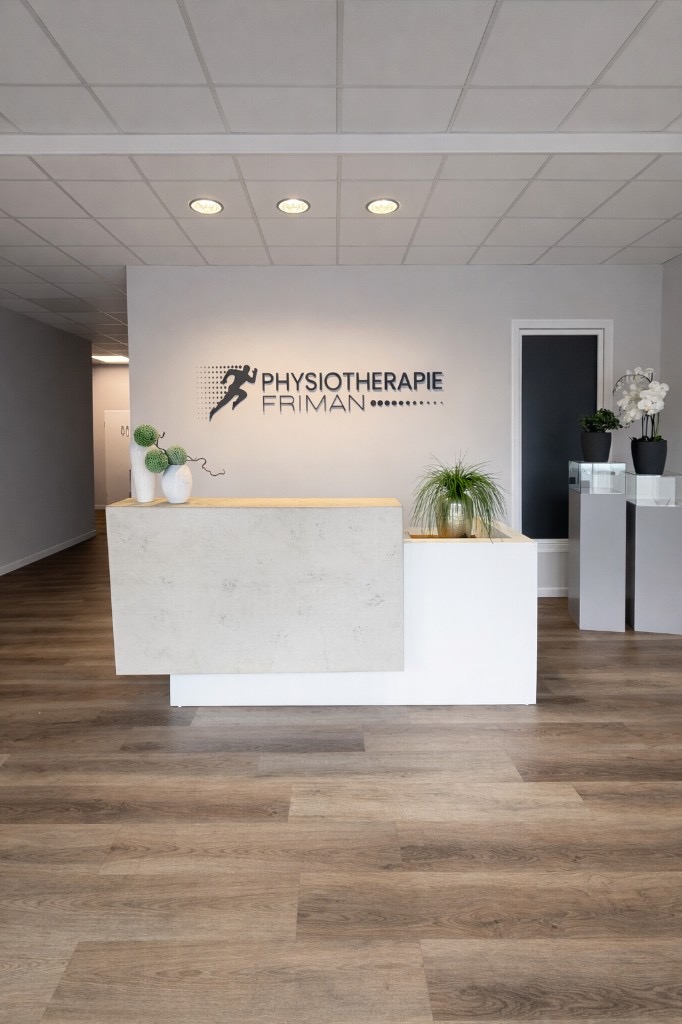 Empfangsbereich der Physiotherapie Friman